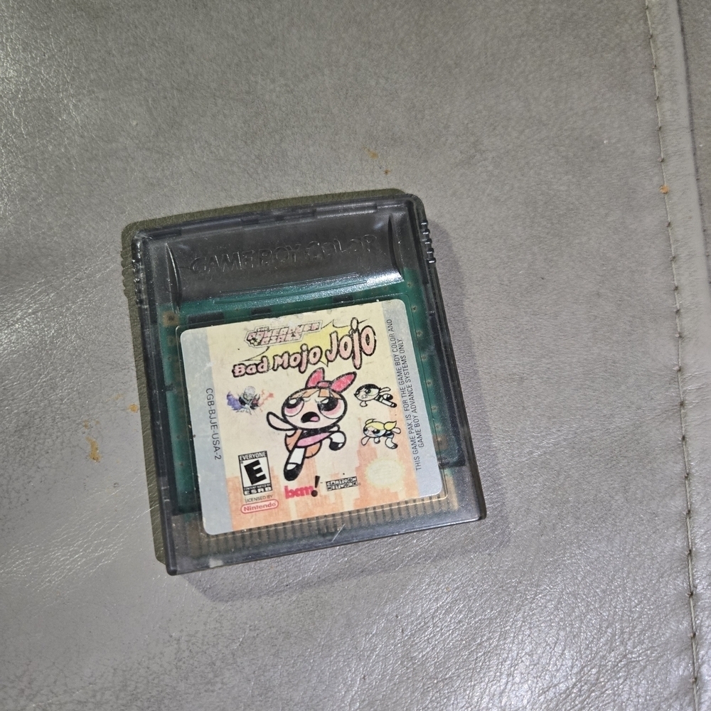 Nintendo Game Boy Color Power Puff Girls Bad Mojo Jojo Game Cartridge